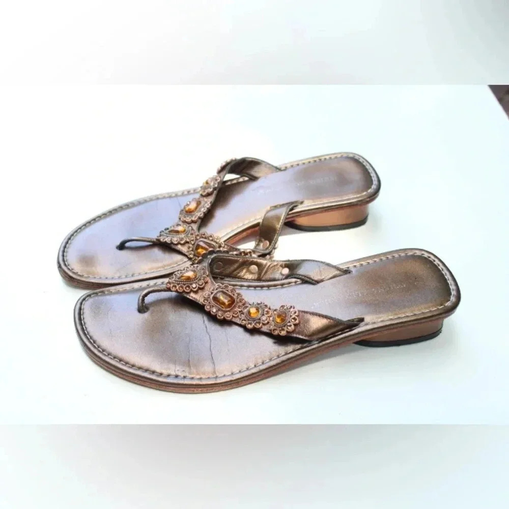 Athena Alexander jeweled sandals